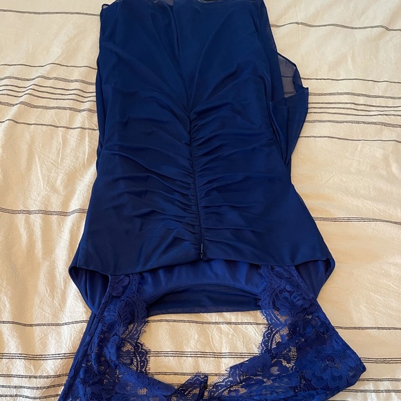 Blue cocktail dress - Picture 4 of 6